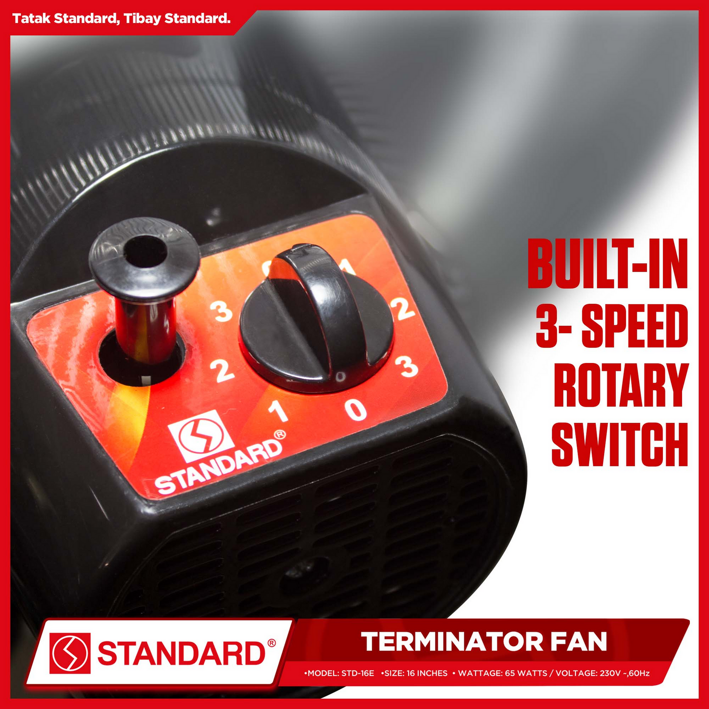 STANDARD Terminator Fan 18'' (Metal Blade) - STD-18E
