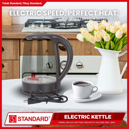 STANDARD Electric Kettle (2L) GLASS - SEK-2LG