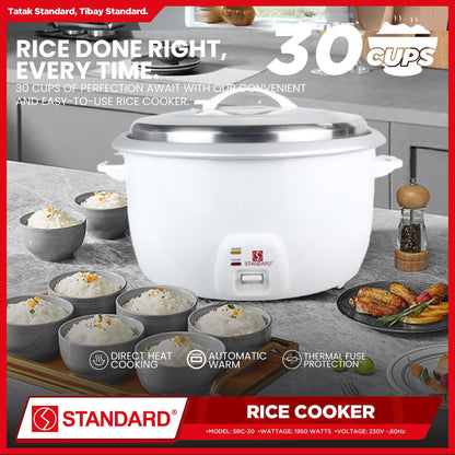 STANDARD Large Capacity Commercial Rice Cooker (5.6L/30Cups) -SRC-30