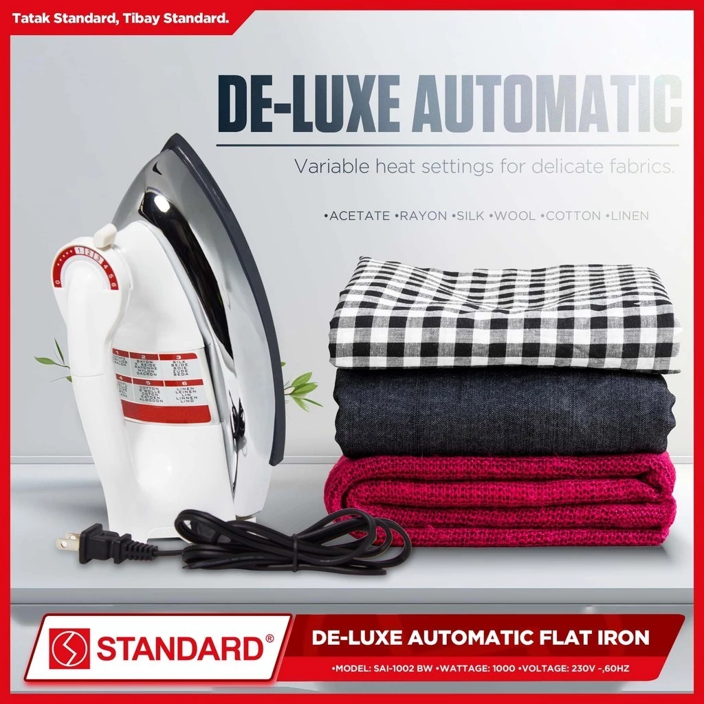 STANDARD  Deluxe Automatic Iron - WHITE - SAI-1002W