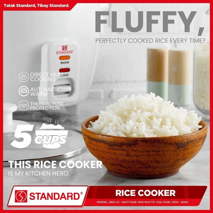 STANDARD Rice Cooker (1L/5 Cups) - SRG -1.0