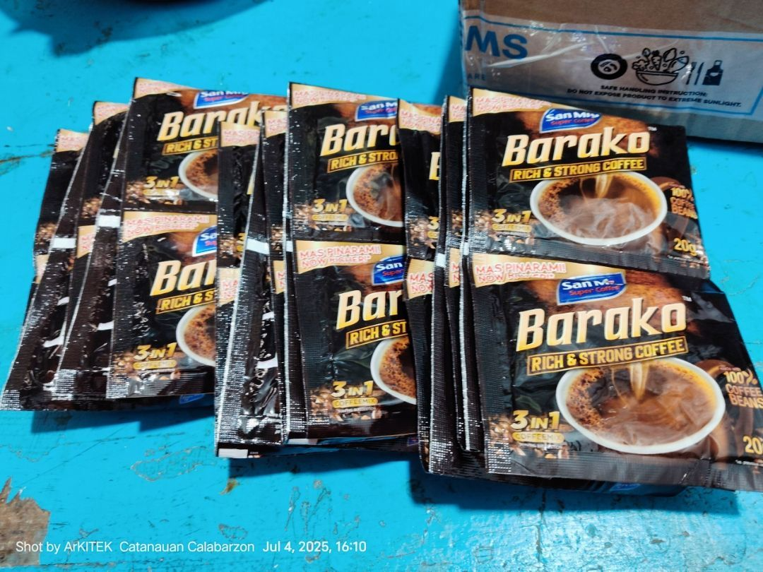 1 CASE SAN MIG Super Coffee Barako Strip (24 PACKS of 20g x 10sachet)