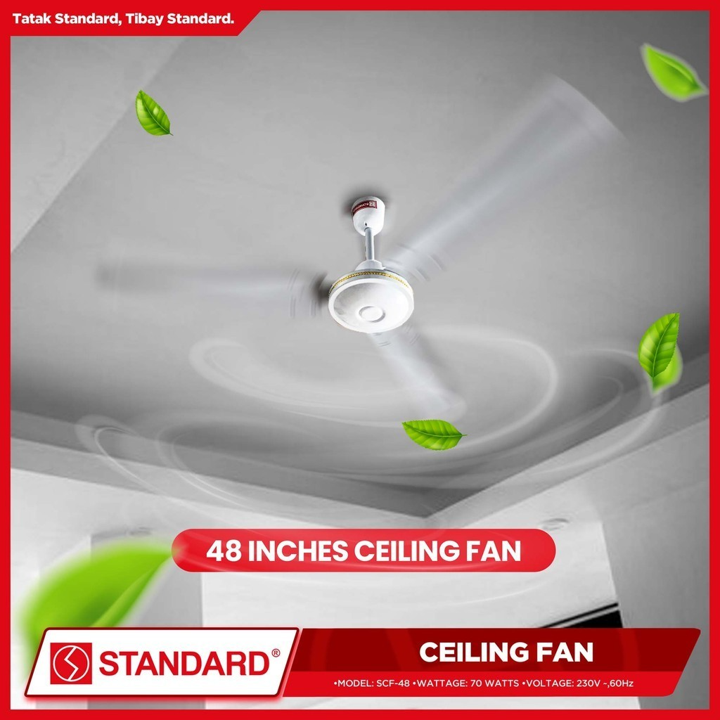 STANDARD Ceiling Fan 48" (Diameter Metal Blade) - SCF-48