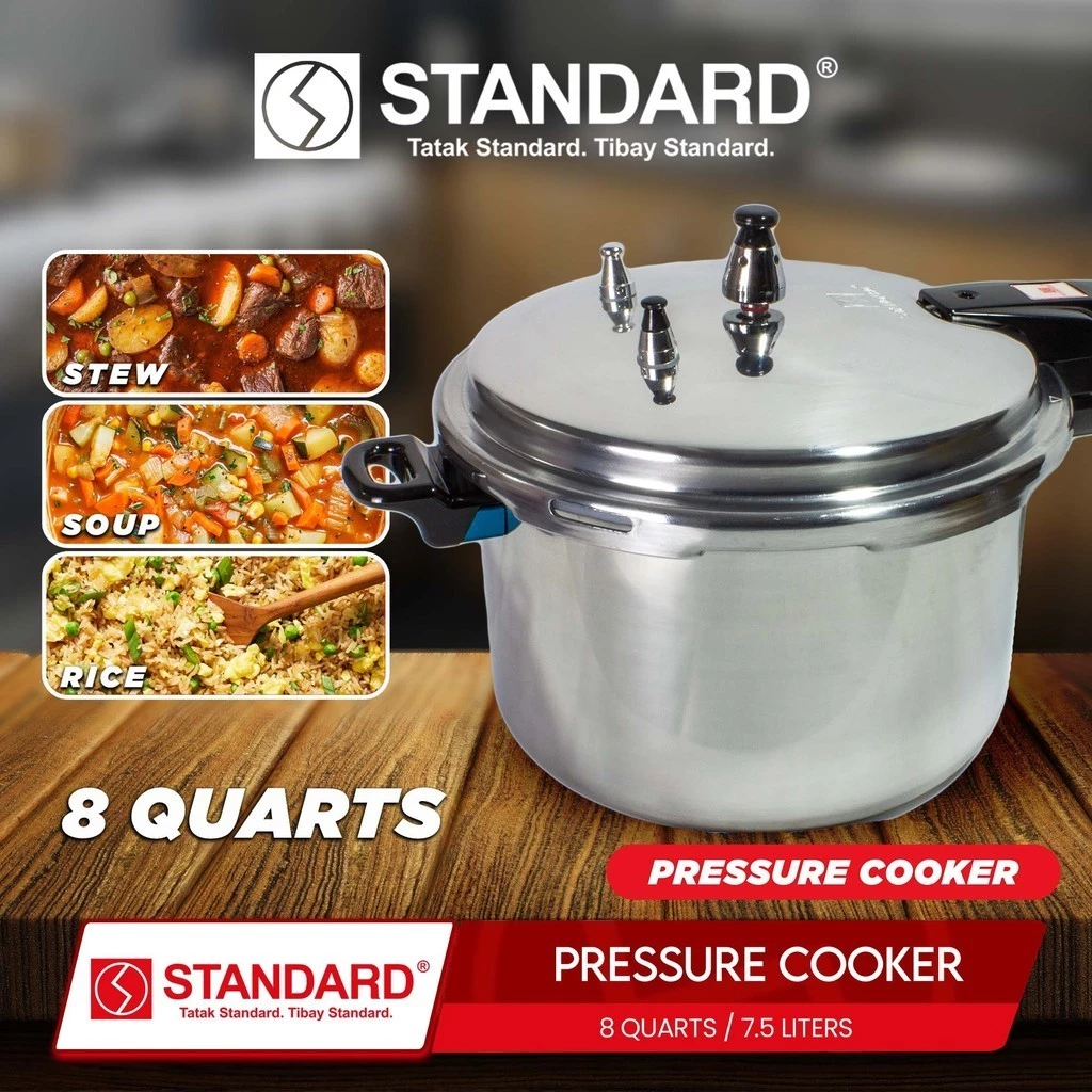 STANDARD Pressure Cooker (8 Quarts/7.5L Capacity) - SPC8QC