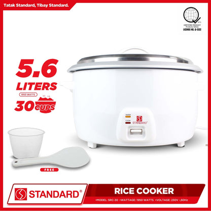 STANDARD Large Capacity Commercial Rice Cooker (5.6L/30Cups) -SRC-30