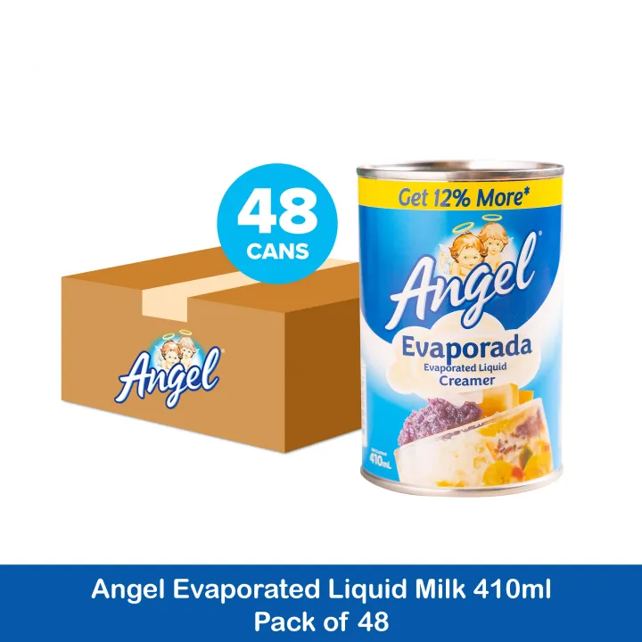 Angel EVAPORATED LIQUID CREAMER 410ml  [ Case of 48pcs ]