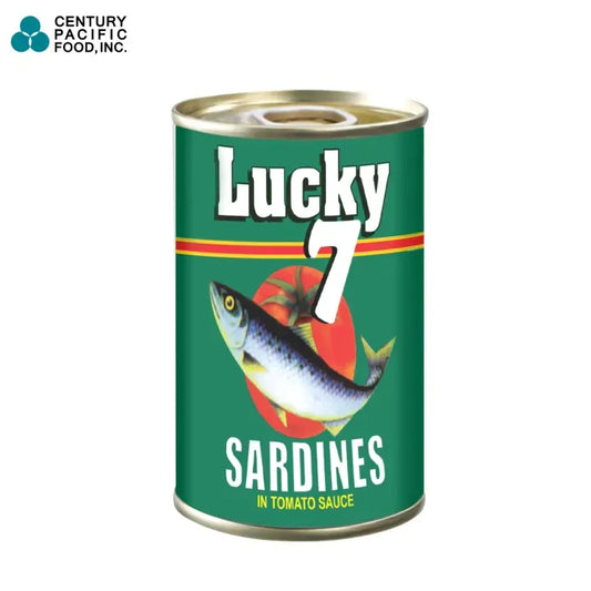 Lucky 7 Sardines in Tomato Sauce 155G [ CASE of 100PCS ]