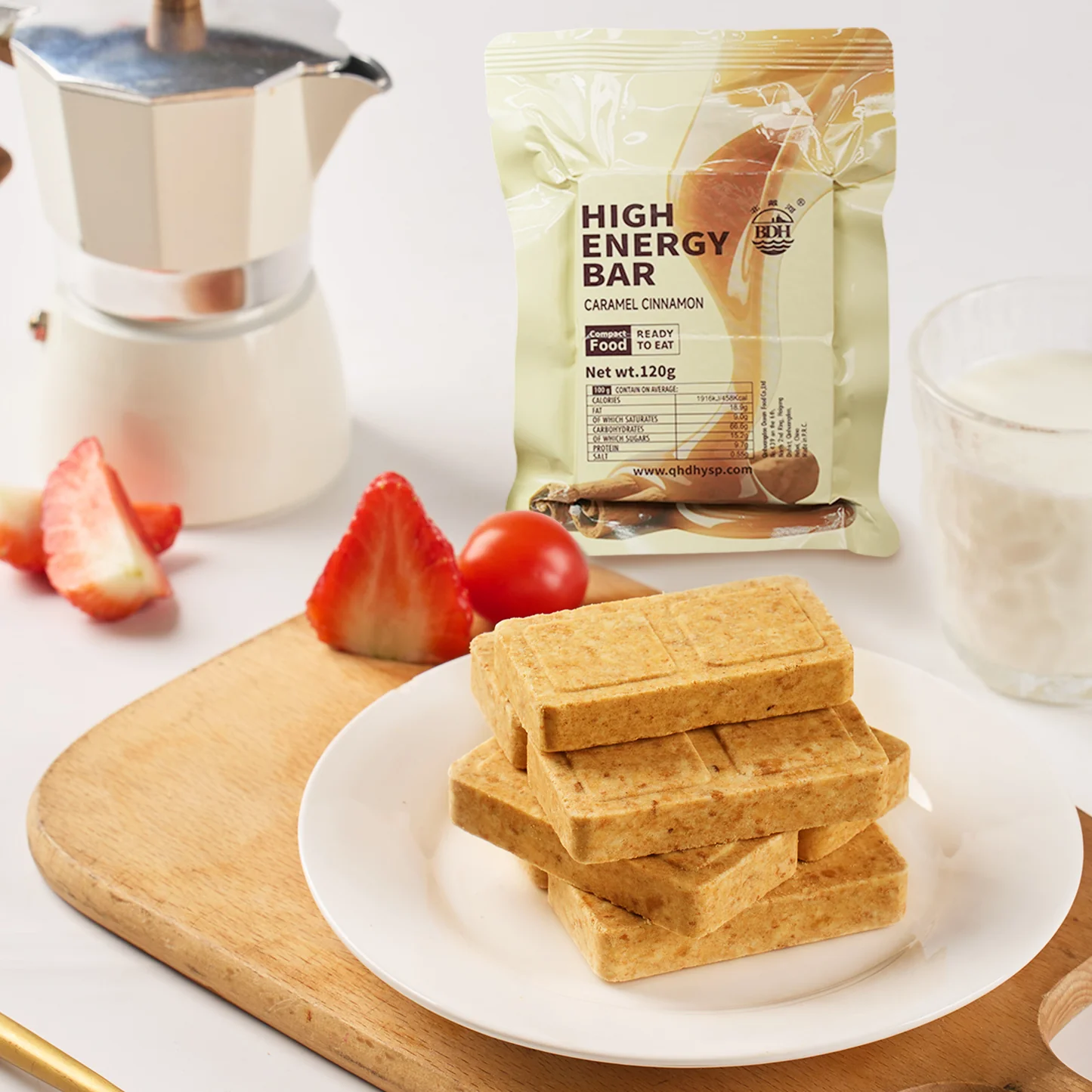 High Energy Bar 120g Exp. Date 2045 - CARAMEL CINNAMON