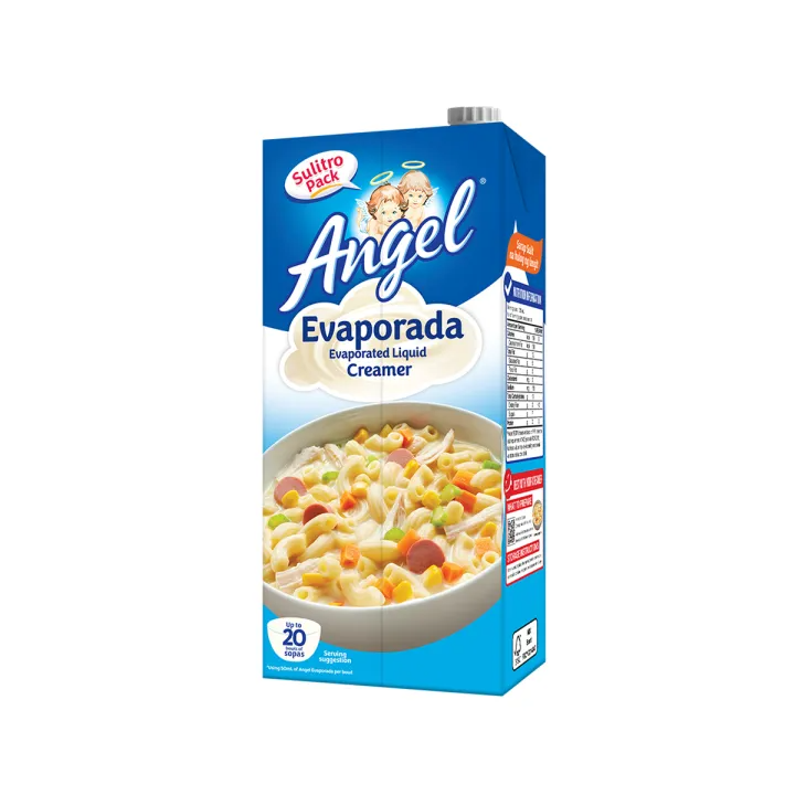 Angel EVAPORATED LIQUID CREAMER 1 Liter [ Case of 12 pcs ]