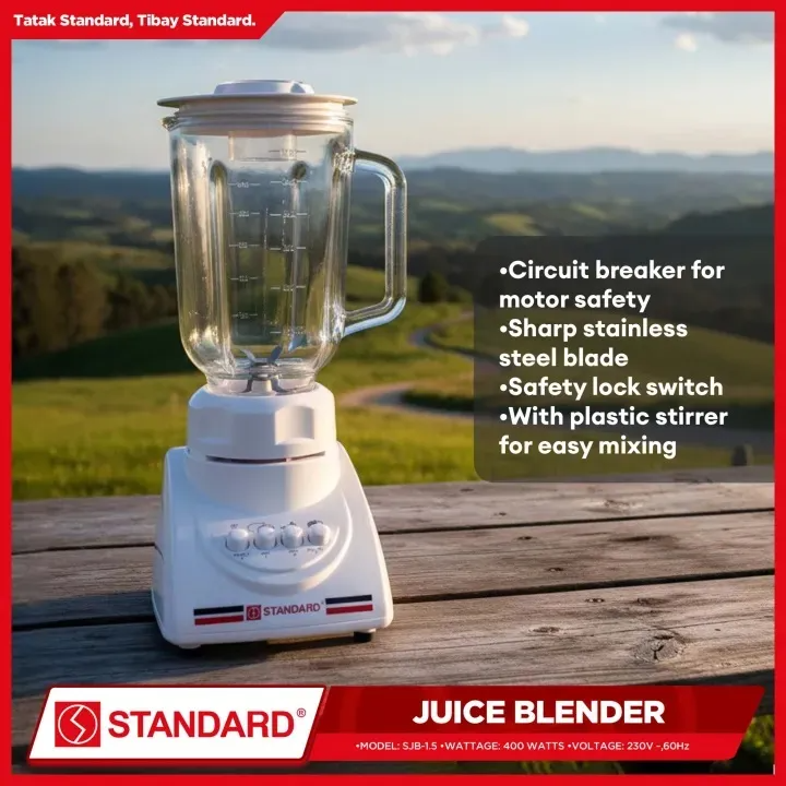 STANDARD Blender Glass Jar 1.5L - SJB-1.5