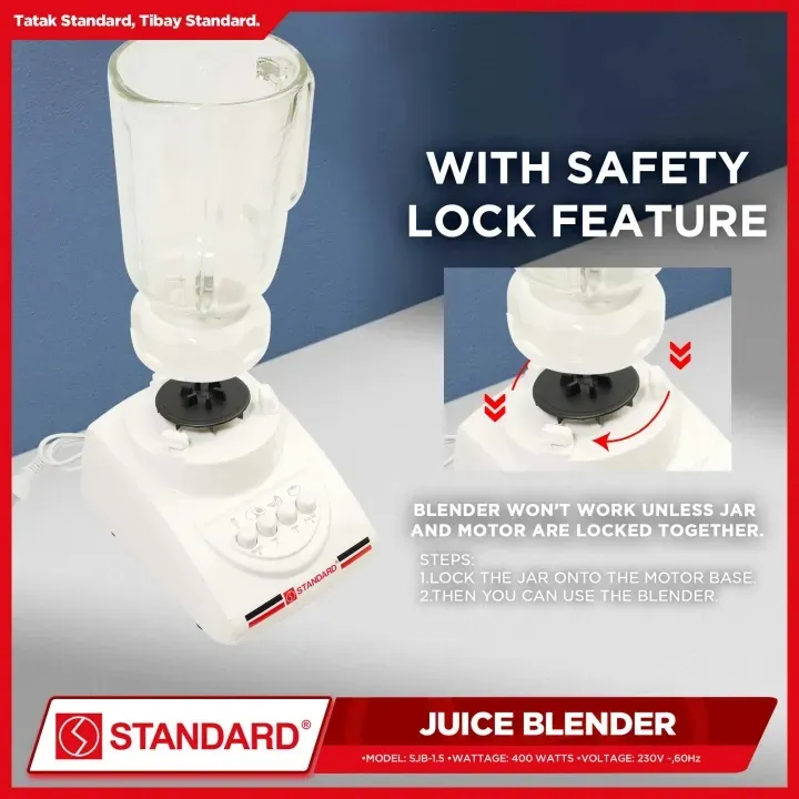 STANDARD Blender Glass Jar 1.5L - SJB-1.5