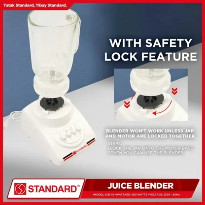STANDARD Blender Glass Jar 1.5L - SJB-1.5