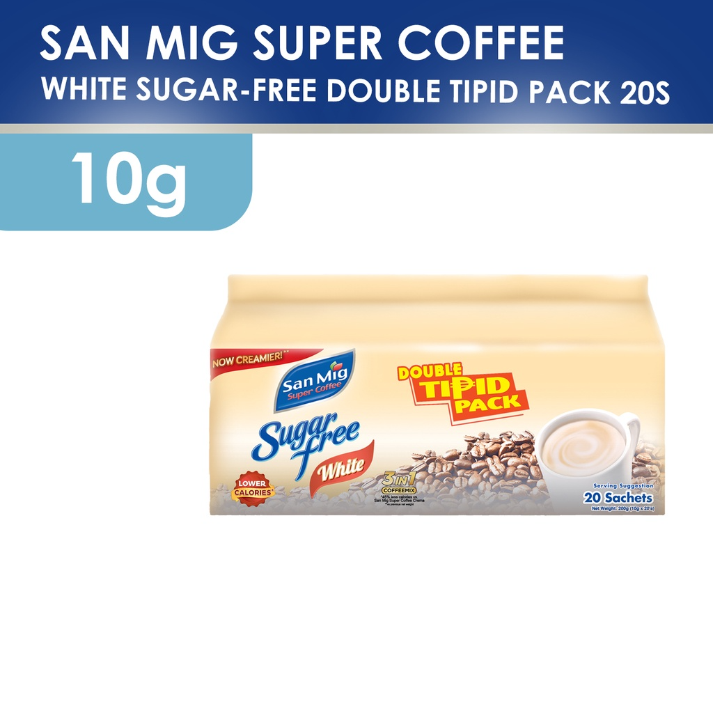 1 CASE SAN MIG Super Coffee White SF Tipid pack (15 PACKS of 10g x 20sachet)