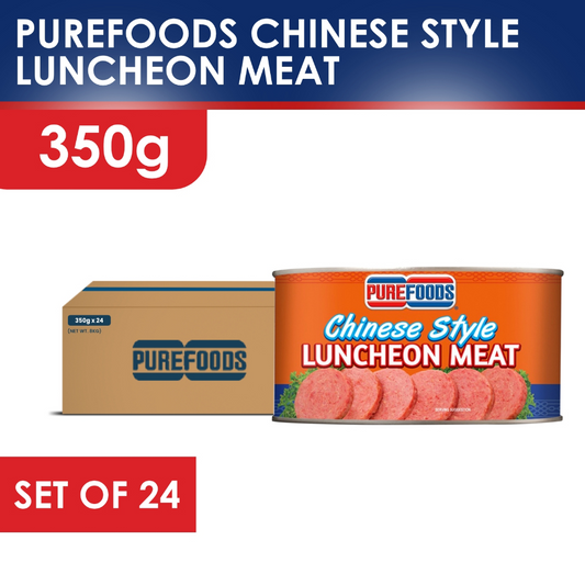 1 CASE PUREFOODS Chinese Style Luncheon Meat (350G x 24 cans)
