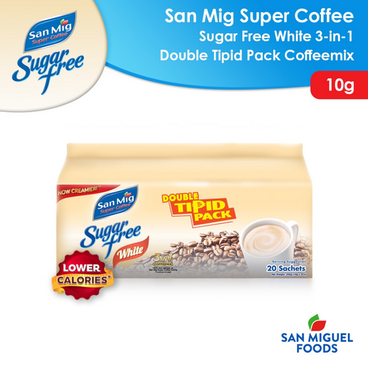 1 CASE SAN MIG Super Coffee White SF Tipid pack (15 PACKS of 10g x 20sachet)
