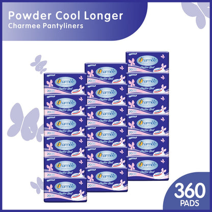 1 CASE - Charmee Pantyliner Powder Cool Longer [20's x 36 Packs]