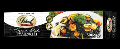 1 CASE - IDEAL GOURMET PASTA Squid Ink Spaghetti 500G (12 pcs)