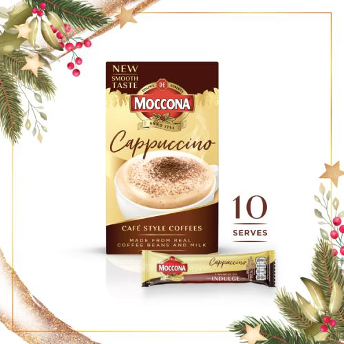 1 CASE MOCCONA Café Style Cappuccino 3-in-1 Coffee (5 BOXES of 16g x 10sachets)