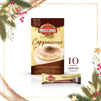 1 CASE MOCCONA Café Style Cappuccino 3-in-1 Coffee (5 BOXES of 16g x 10sachets)