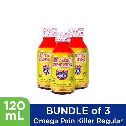 Omega Pain Killer Regular 120mL [ BUNDLE of 3PCS ]