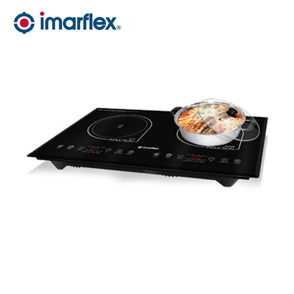 IMARFLEX Built-in Twin Induction Cooker IDX-3250B - L 1300W / R 1500W