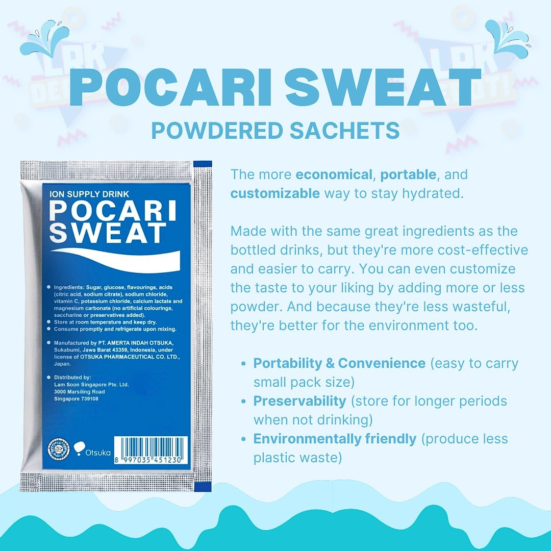 POCARI SWEAT Powder in Sachets ( 5 pcs x 13g/sachet )