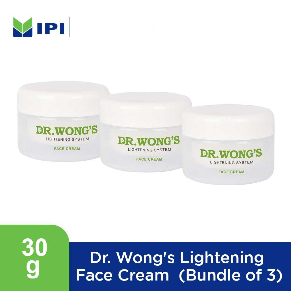 Dr. Wong's Lightening Face Cream [30g x 3 PCS]