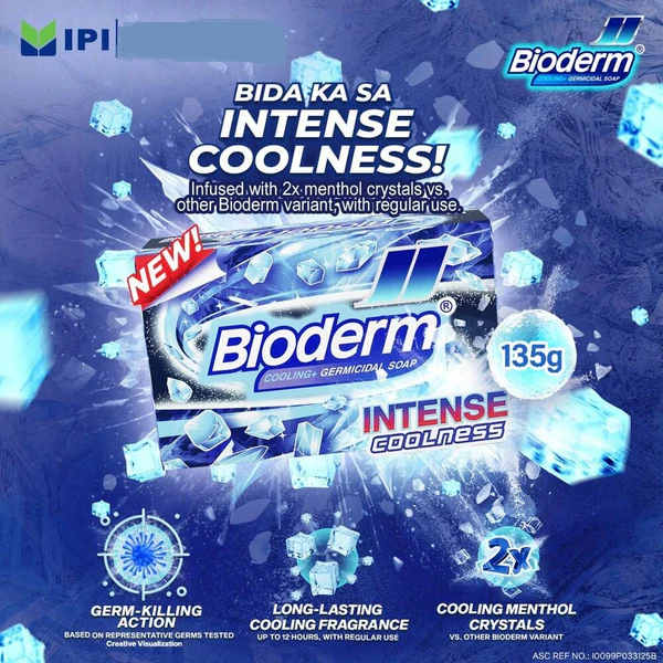 BIODERM Intense Coolness Soap 135g Box [Bundle of 5]