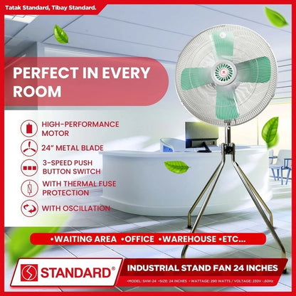 STANDARD Industrial Fan 24″  (Metal Blade) SHW-24