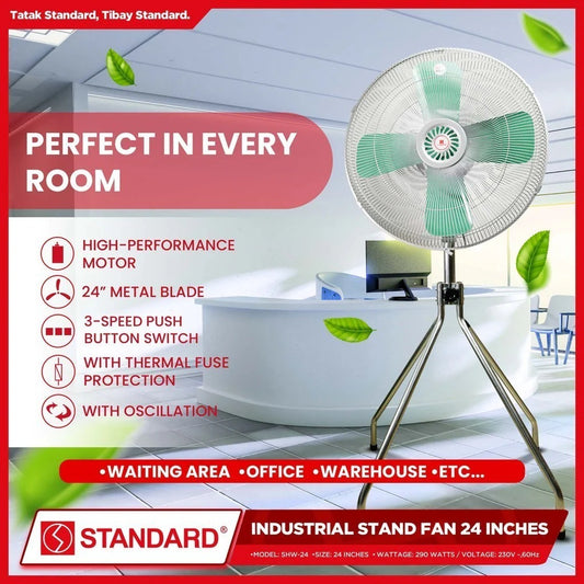 STANDARD Industrial Fan 24″  (Metal Blade) SHW-24