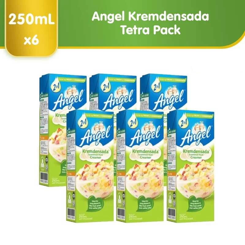 Angel KREMDENSADA Tetra Sweetened Thick Creamer 250ml [ Case of 24 pcs ]