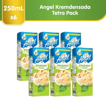 Angel KREMDENSADA Tetra Sweetened Thick Creamer 250ml [ Case of 24 pcs ]