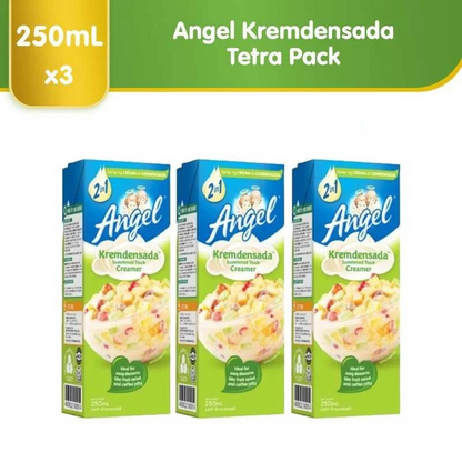 Angel KREMDENSADA Tetra Sweetened Thick Creamer 250ml [ Case of 24 pcs ]