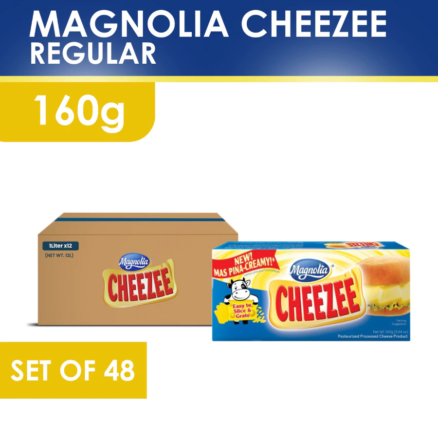 1 CASE MAGNOLIA Cheezee Regular (160G x 48 pcs)