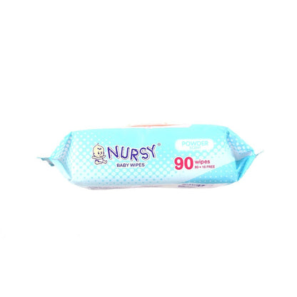 Nursy Baby Wipes in Powder Scent 90's [ BUNDLE OF 4 and 24 ]