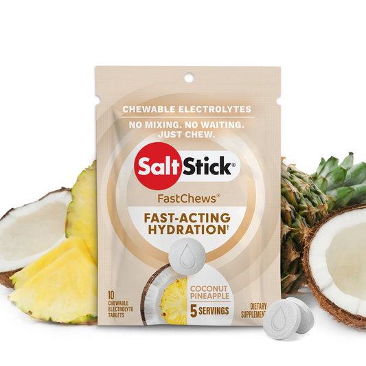 SaltStick Electrolyte FastChews [Coconut Pineapple] - Packet of 10Tablets