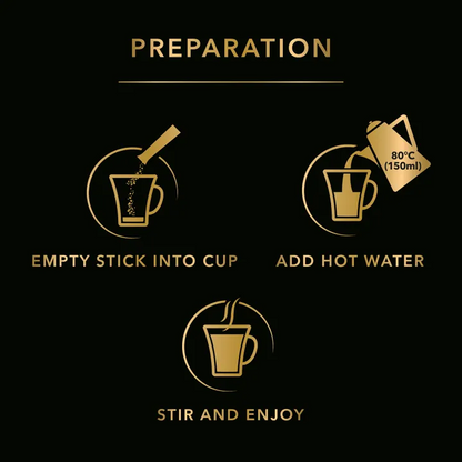 1 CASE L'OR ESSENSO Instant 2in1 Coffee with Coffee & Creamer with Microground (24 PACKS of 16g x 8Sticks