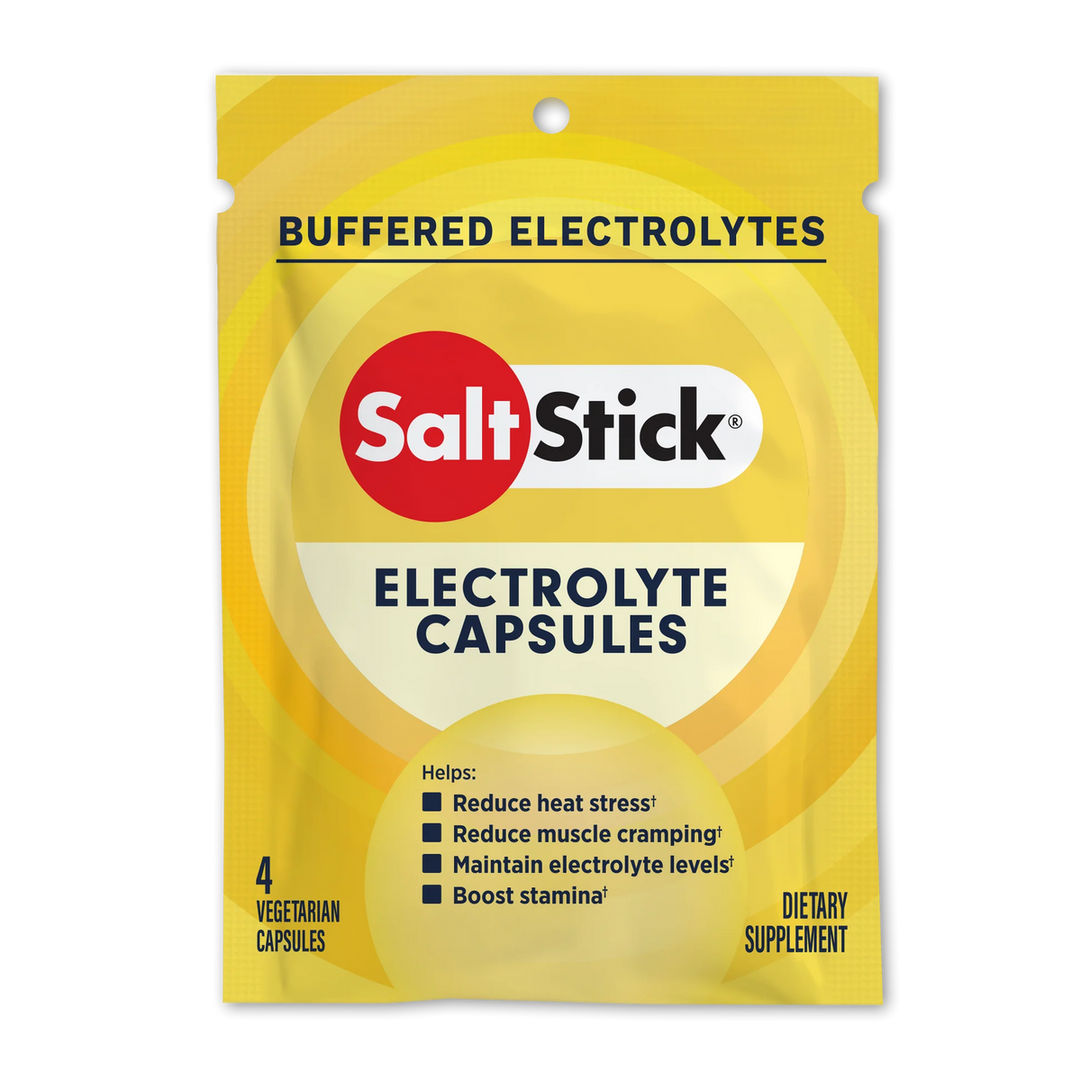 SaltStick Electrolyte Caps (Buffered Electrolyte Salts)- Packet of 4 Capsules