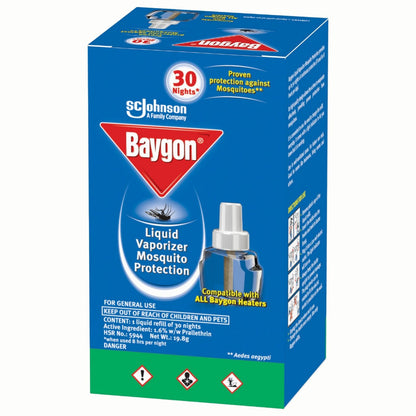 BAYGON Liquid Vaporizer Refill 19.8g/30nights [Pack of 3]