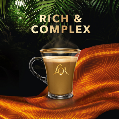 1 CASE L'OR ESSENSO Colombian Mystique with Microground instant 2in1 Coffee (24 PACKS of 16g x 8pcs)-