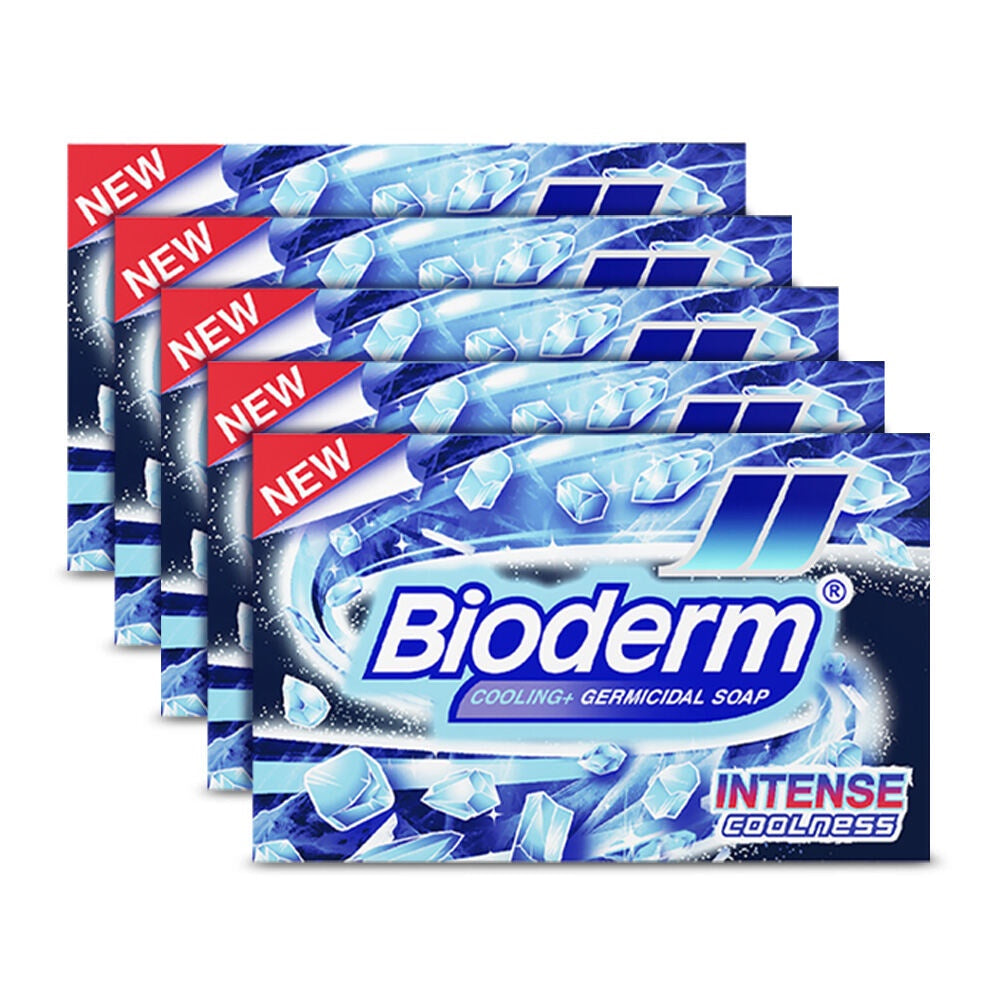 BIODERM Intense Coolness Soap 135g Box [Bundle of 5]