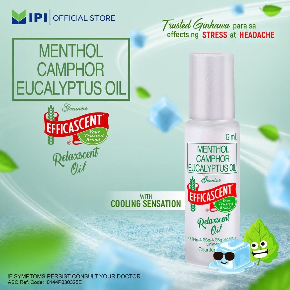 Efficascent Relaxscent Oil (12ML x 3 PCS)