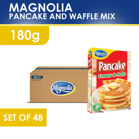 1 CASE MAGNOLIA Pancake and Waffle Mix Creamy and Fluffy (180g x 48boxes)