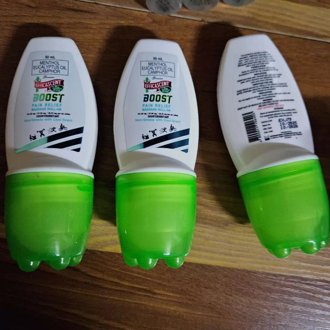Efficascent Boost Pain Relief Massage Roll-on (50 x 3 PCS)