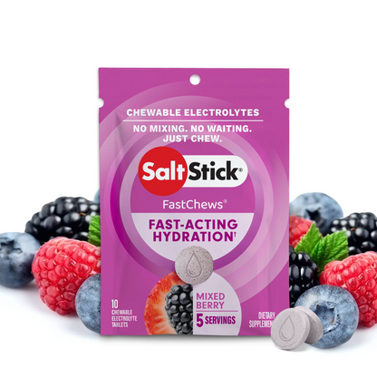 SaltStick Electrolyte FastChews [Mixed Berry] - Packet of 10Tablets