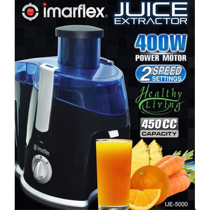 IMARFLEX Juice Extractor IJE-5000 - BLACK