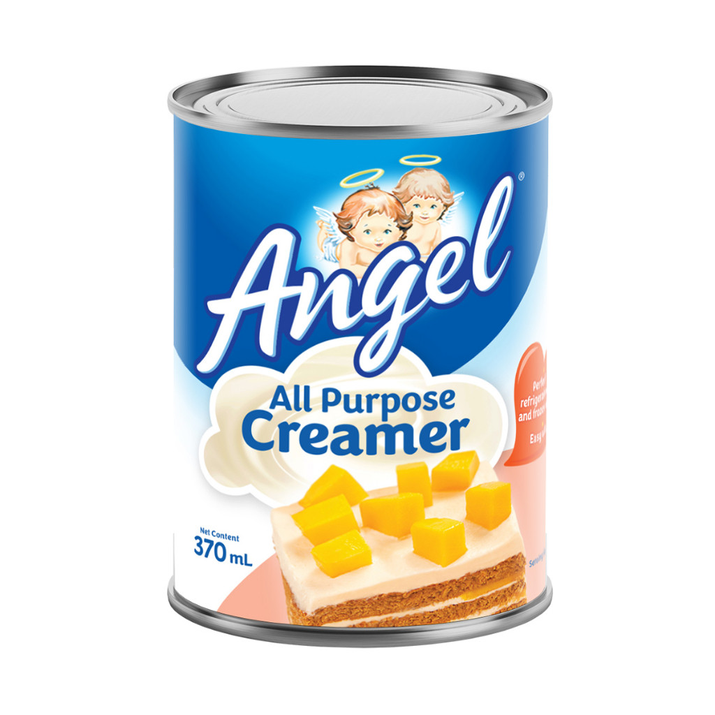 Angel ALL PURPOSE CREAMER 370ml [ Case of 24pcs ] [ Perfect for Cakes & Frozen Desserts, Easy Whip ]