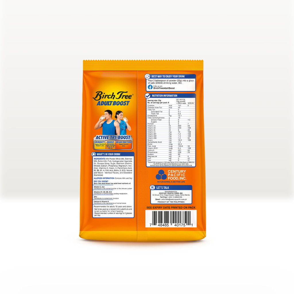 Birch Tree [ FORTIFIED ADULT BOOST ] 925g