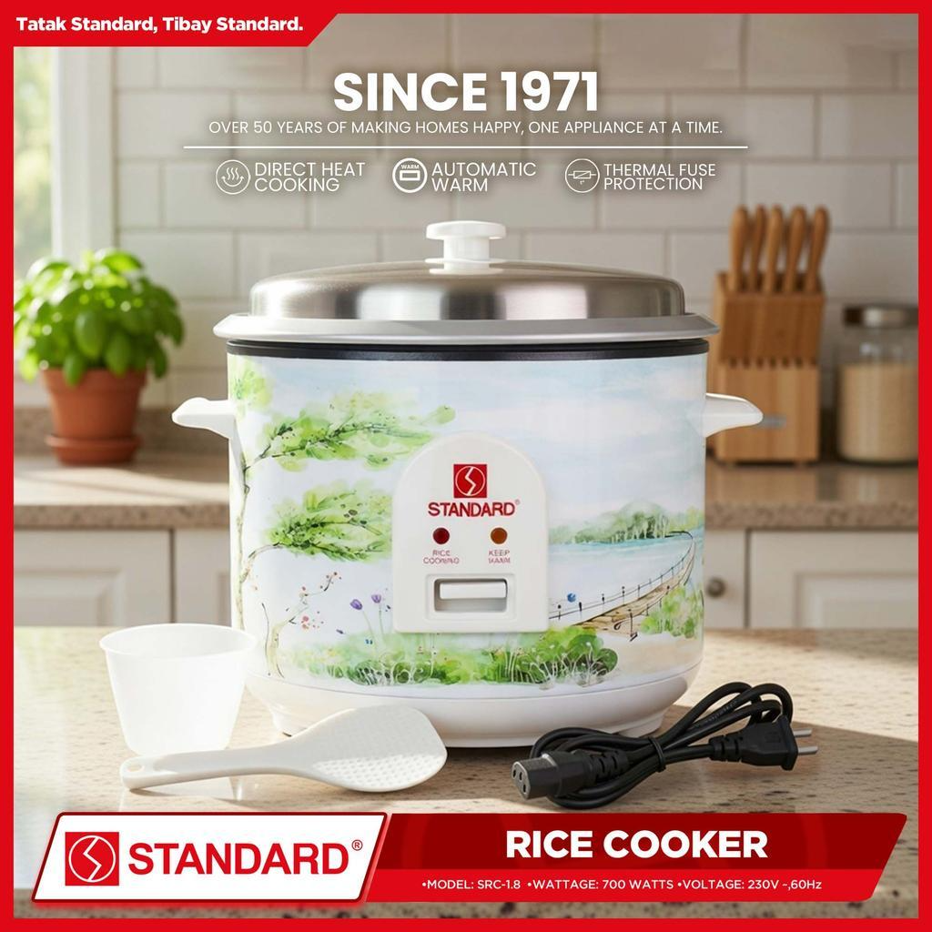 STANDARD Rice Cooker (1.8L/10 Cups) - SRC-1.8
