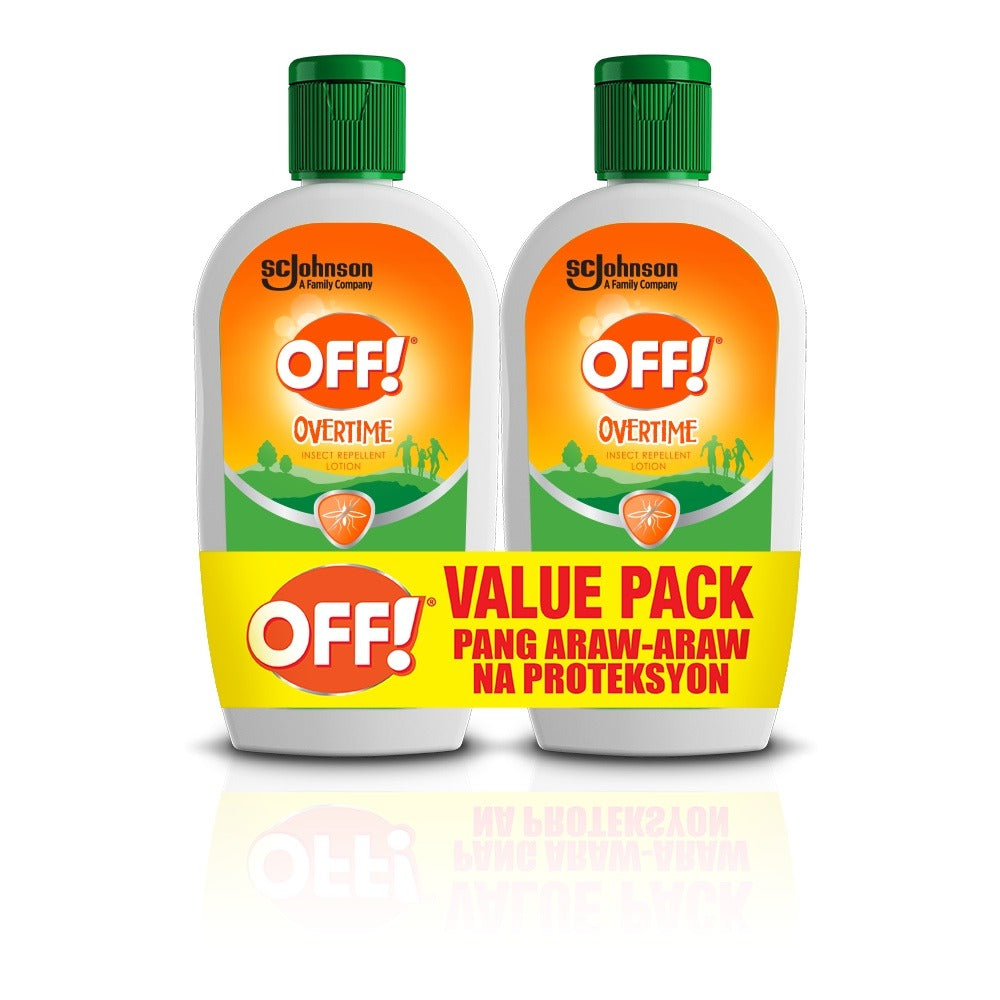 OFF! Overtime Insect Repellent Lotion Twin 100ml  [ Pack of 2 ]